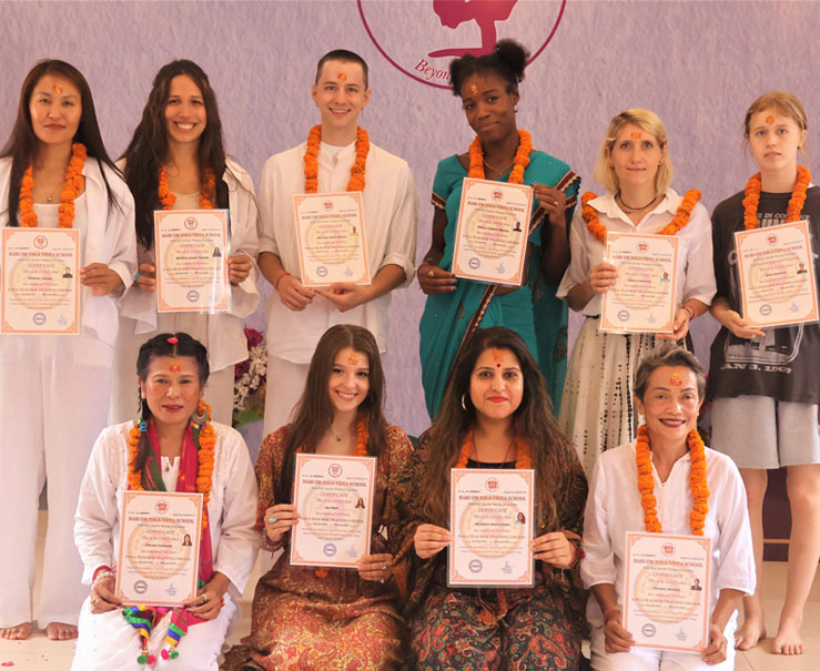 yoga teacher training batch in June 2023
